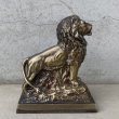 画像2: VINTAGE ANTIQUE COINBANK LION ヴィンテージ アンティーク コインバンク 貯金箱 ライオン / コレクタブル オブジェ ノベルティー 銀行 動物 置物 アメリカ (2)