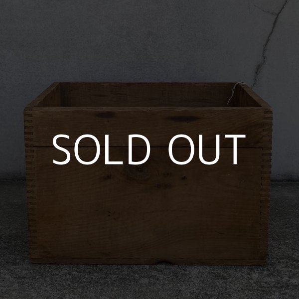 画像3: VINTAGE ANTIQUE WOOD CRATE WOODEN BOX HELONIN ヴィンテージ アンティーク ウッドボックス 木箱 / インダストリアル コレクタブル 収納 ケース ガレージ ガーデニング 店舗什器 アメリカ USA  (3)