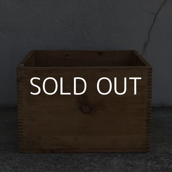画像4: VINTAGE ANTIQUE WOOD CRATE WOODEN BOX HELONIN ヴィンテージ アンティーク ウッドボックス 木箱 / インダストリアル コレクタブル 収納 ケース ガレージ ガーデニング 店舗什器 アメリカ USA  (4)