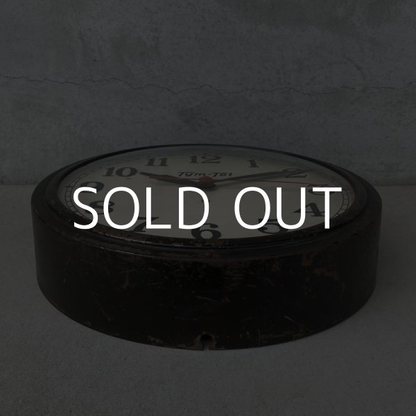 画像3: VINTAGE ANTIQUE WALL CLOCK ヴィンテージ アンティーク ウォールクロック 壁掛け時計 アメリカ / インダストリアル スクールクロック TYM-TEL 店舗什器 USA (3)