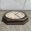 画像5: VINTAGE ANTIQUE WALL CLOCK TELECHRON ヴィンテージ アンティーク ウォールクロック 壁掛け時計 テレクロン / インダストリアル スクールクロック 八角形 鉄 店舗什器 アメリカ USA (5)