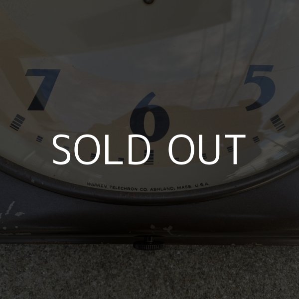 画像8: VINTAGE ANTIQUE WALL CLOCK TELECHRON ヴィンテージ アンティーク ウォールクロック 壁掛け時計 テレクロン / インダストリアル スクールクロック 八角形 鉄 店舗什器 アメリカ USA (8)