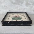 画像3: VINTAGE ANTIQUE WALL CLOCK ヴィンテージ アンティーク ウォールクロック 壁掛け時計 /  アドバタイジング 企業物 四角形 鉄 店舗什器 アメリカ USA (3)