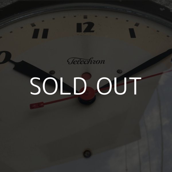 画像7: VINTAGE ANTIQUE WALL CLOCK TELECHRON ヴィンテージ アンティーク ウォールクロック 壁掛け時計 テレクロン / インダストリアル スクールクロック 八角形 鉄 店舗什器 アメリカ USA (7)