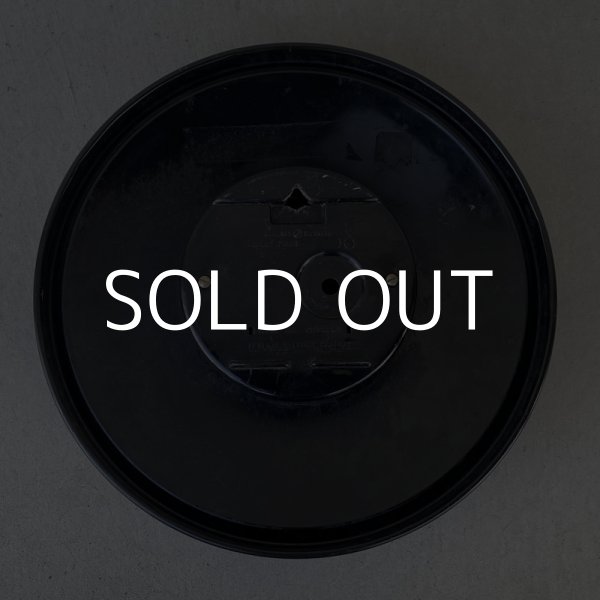 画像2: VINTAGE ANTIQUE WALL CLOCK GENERAL ELECTRIC GE ヴィンテージ アンティーク ウォールクロック 壁掛け時計 / ミッドセンチュリー フォークアート 黒色 ブラック 店舗什器 アメリカ USA (2)