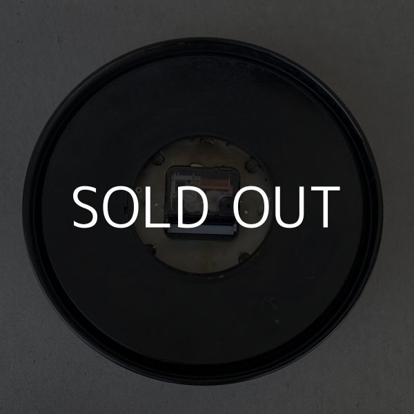 画像7: VINTAGE ANTIQUE WALL CLOCK GENERAL ELECTRIC GE ヴィンテージ アンティーク ウォールクロック 壁掛け時計 / ミッドセンチュリー フォークアート 黒色 ブラック 店舗什器 アメリカ USA (7)