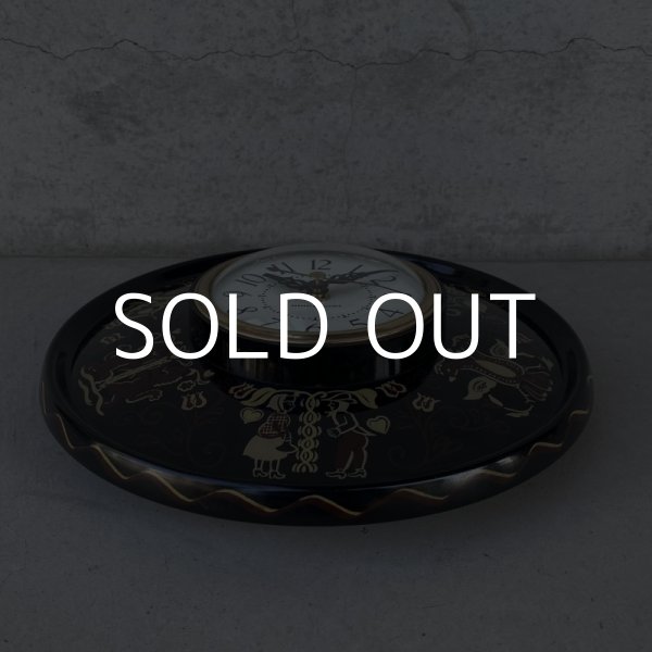 画像3: VINTAGE ANTIQUE WALL CLOCK GENERAL ELECTRIC GE ヴィンテージ アンティーク ウォールクロック 壁掛け時計 / ミッドセンチュリー フォークアート 黒色 ブラック 店舗什器 アメリカ USA (3)