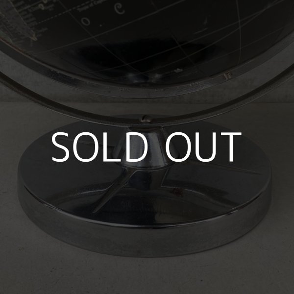 画像3: VINTAGE ANTIQUE REPLOGLE GLOBE BLACK OCEAN ヴィンテージ アンティーク 地球儀 ブラックオーシャン / コレクタブル 地図 インテリア 50' 黒色 店舗什器 アメリカ USA (3)