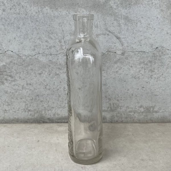 画像4: VINTAGE ANTIQUE DRUG BOTTLE MEDICINE BOTTLE ヴィンテージ アンティーク ドラックボトル メディスンボトル 薬瓶 / ドラッグジャー ガラス ディスプレイ インテリア アメリカ USA (1) (4)