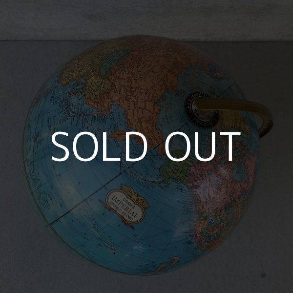 画像3: VINTAGE ANTIQUE CRAM'S IMPERIAL WORLD GLOBE ヴィンテージ アンティーク 地球儀 / コレクタブル 地図 インテリア 店舗什器 アメリカ USA (2) (3)