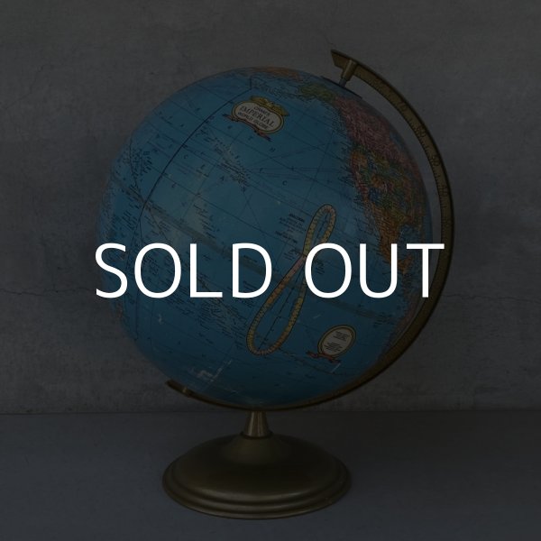 画像1: VINTAGE ANTIQUE CRAM'S IMPERIAL WORLD GLOBE ヴィンテージ アンティーク 地球儀 / コレクタブル 地図 インテリア 店舗什器 アメリカ USA (1) (1)