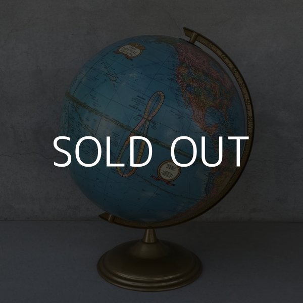 画像1: VINTAGE ANTIQUE CRAM'S IMPERIAL WORLD GLOBE ヴィンテージ アンティーク 地球儀 / コレクタブル 地図 インテリア 店舗什器 アメリカ USA (2) (1)