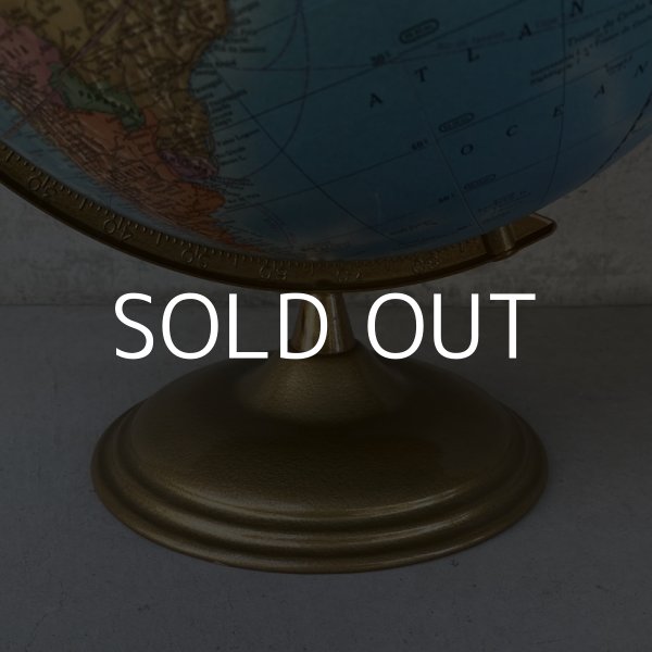 画像4: VINTAGE ANTIQUE CRAM'S IMPERIAL WORLD GLOBE ヴィンテージ アンティーク 地球儀 / コレクタブル 地図 インテリア 店舗什器 アメリカ USA (2) (4)