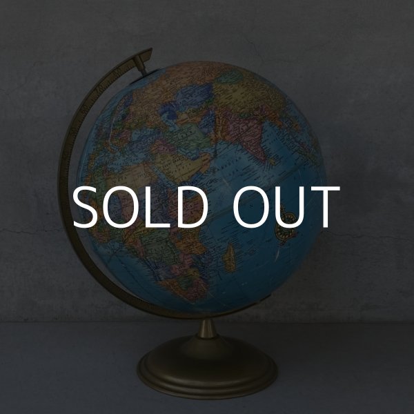 画像2: VINTAGE ANTIQUE CRAM'S IMPERIAL WORLD GLOBE ヴィンテージ アンティーク 地球儀 / コレクタブル 地図 インテリア 店舗什器 アメリカ USA (1) (2)