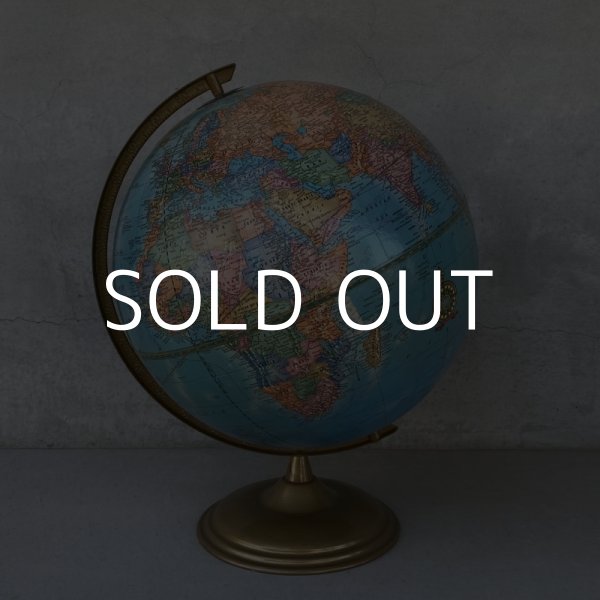 画像2: VINTAGE ANTIQUE CRAM'S IMPERIAL WORLD GLOBE ヴィンテージ アンティーク 地球儀 / コレクタブル 地図 インテリア 店舗什器 アメリカ USA (2) (2)