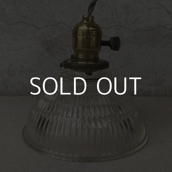 画像2: VINTAGE ANTIQUE LIGHT ヴィンテージ アンティーク 吊り下げライト 照明 / ライト ランプ ペンダントライト ガラスシェード 天井照明 PAULDING アメリカ USA  (2)