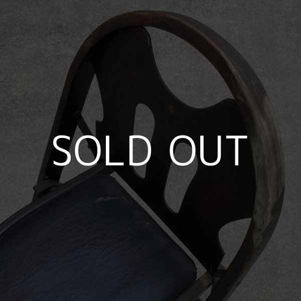 画像9: VINTAGE ANTIQUE SOLID KUMFORT FOLDING CHAIR ヴィンテージ アンティーク フォールディングチェア 折り畳み椅子 / インダストリアル ウッド 木製 家具 店舗 什器 アメリカ (9)