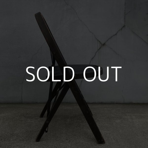 画像3: VINTAGE ANTIQUE SOLID KUMFORT FOLDING CHAIR ヴィンテージ アンティーク フォールディングチェア 折り畳み椅子 / インダストリアル ウッド 木製 家具 店舗 什器 アメリカ (3)