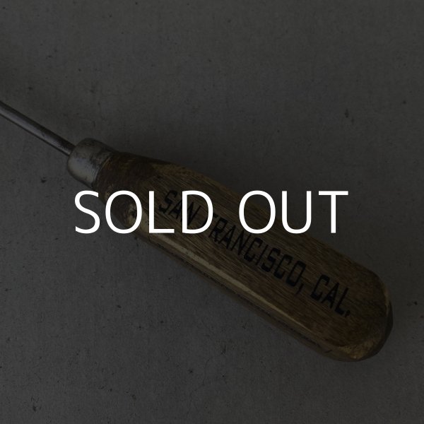 画像2: VINTAGE ANTIQUE ICEPICK ヴィンテージ アンティーク アイスピック 氷割り / オブジェ ディスプレイ インテリア ウッド 木製 バー BAR アメリカ (4) (2)