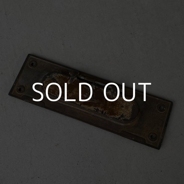 画像2: VINTAGE ANTIQUE LETTER SLOT ヴィンテージ アンティーク メールボックス レタースロット 郵便ポスト 郵便受け / ドアパーツ 建具 店舗什器 アメリカ USA (2) (2)