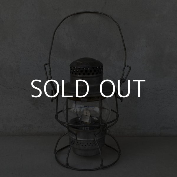 画像1: VINTAGE ANTIQUE ADLAKE KERO 400 RAILROAD LANTERN EL ヴィンテージ アンティーク アドレイク レイルロード ランタン オイルランプ / キャンプ アウトドア アメリカ USA (1) (1)