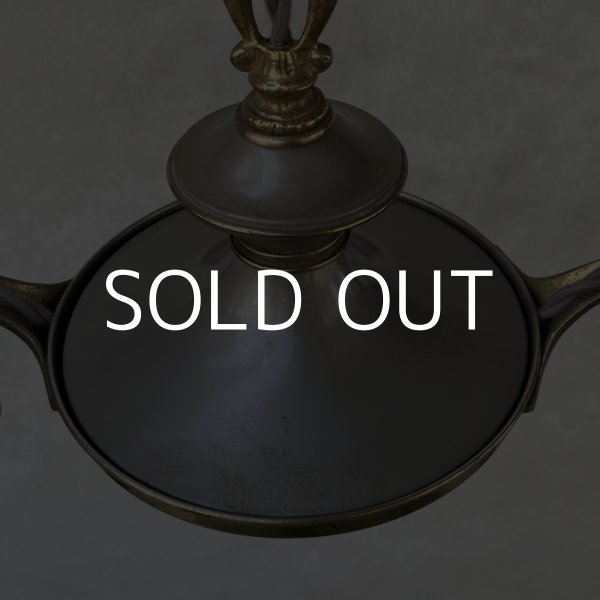 画像2: VINTAGE ANTIQUE LIGHT HUBBELL ヴィンテージ アンティーク シャンデリア 吊り下げライト  シーリングランプ 天井照明 / 2灯 ライト ペンダントライト E26 店舗什器 アメリカ USA (1) (2)