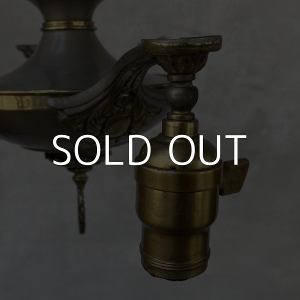 画像5: VINTAGE ANTIQUE LIGHT HUBBELL ヴィンテージ アンティーク シャンデリア 吊り下げライト  シーリングランプ 天井照明 / 2灯 ライト ペンダントライト E26 店舗什器 アメリカ USA (1) (5)