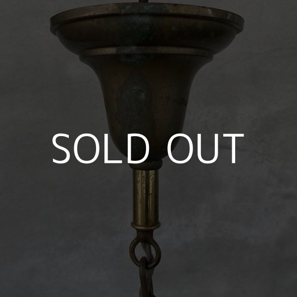 画像5: VINTAGE ANTIQUE LIGHT YOST ヴィンテージ アンティーク シャンデリア 吊り下げライト / 3灯 ライト ペンダントライト 天井照明 店舗什器 アメリカ USA (2) (5)