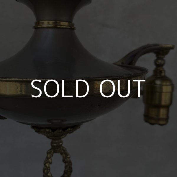 画像4: VINTAGE ANTIQUE LIGHT HUBBELL ヴィンテージ アンティーク シャンデリア 吊り下げライト  シーリングランプ 天井照明 / 2灯 ライト ペンダントライト E26 店舗什器 アメリカ USA (1) (4)