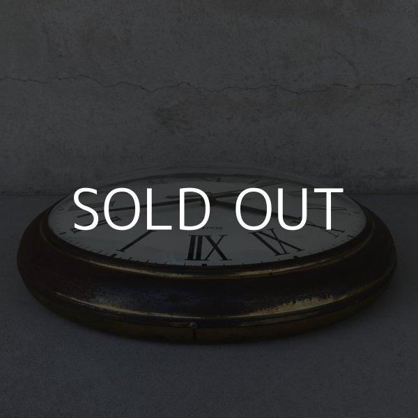 画像4: VINTAGE ANTIQUE WALL CLOCK UNITED CLOCK ヴィンテージ アンティーク ウォールクロック 壁掛け時計 / インダストリアル コレクタブル スクールクロック 店舗什器 アメリカ USA (4)