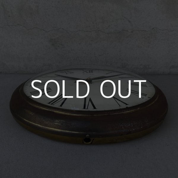 画像3: VINTAGE ANTIQUE WALL CLOCK UNITED CLOCK ヴィンテージ アンティーク ウォールクロック 壁掛け時計 / インダストリアル コレクタブル スクールクロック 店舗什器 アメリカ USA (3)