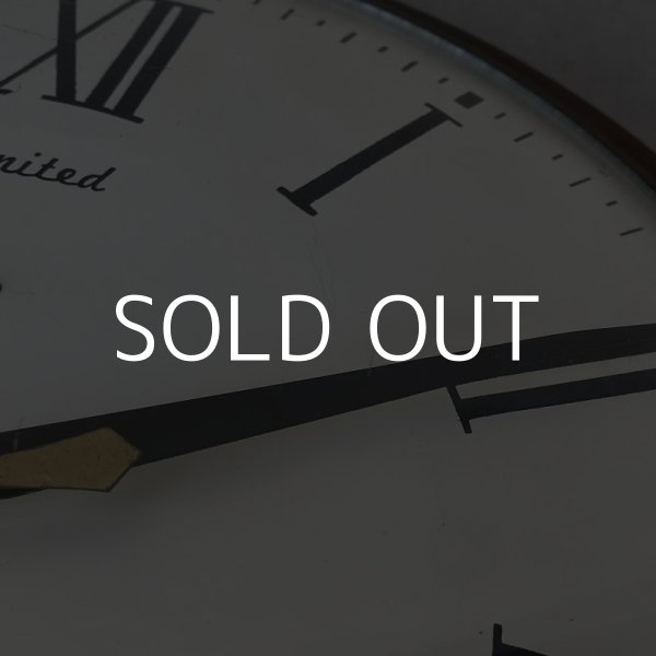 画像10: VINTAGE ANTIQUE WALL CLOCK UNITED CLOCK ヴィンテージ アンティーク ウォールクロック 壁掛け時計 / インダストリアル コレクタブル スクールクロック 店舗什器 アメリカ USA (10)