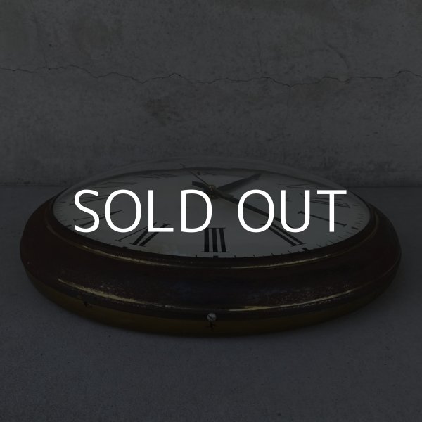 画像5: VINTAGE ANTIQUE WALL CLOCK UNITED CLOCK ヴィンテージ アンティーク ウォールクロック 壁掛け時計 / インダストリアル コレクタブル スクールクロック 店舗什器 アメリカ USA (5)