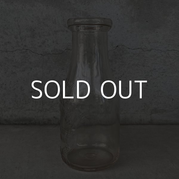 画像4: VINTAGE ANTIQUE BOTTOLE ヴィンテージ アンティーク ガラス瓶 ボトル  /  ガラス ディスプレイ インテリア ミルク瓶 アメリカ USA (4)