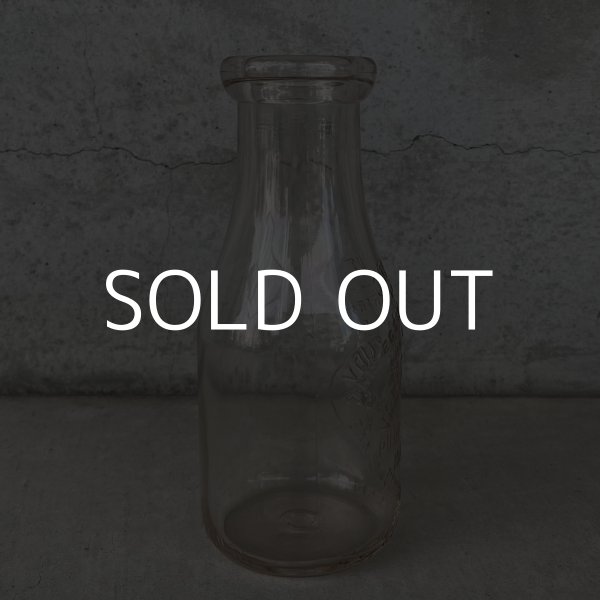 画像3: VINTAGE ANTIQUE BOTTOLE ヴィンテージ アンティーク ガラス瓶 ボトル  /  ガラス ディスプレイ インテリア ミルク瓶 アメリカ USA (3)