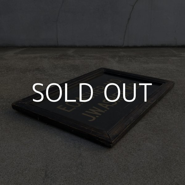 画像5: VINTAGE ANTIQUE SIGN ヴィンテージ アンティーク  看板 サイン / コレクタブル インテリア ウォールインテリア 病院 壁掛け ガラス ウッド 店舗什器 アメリカ USA (5)