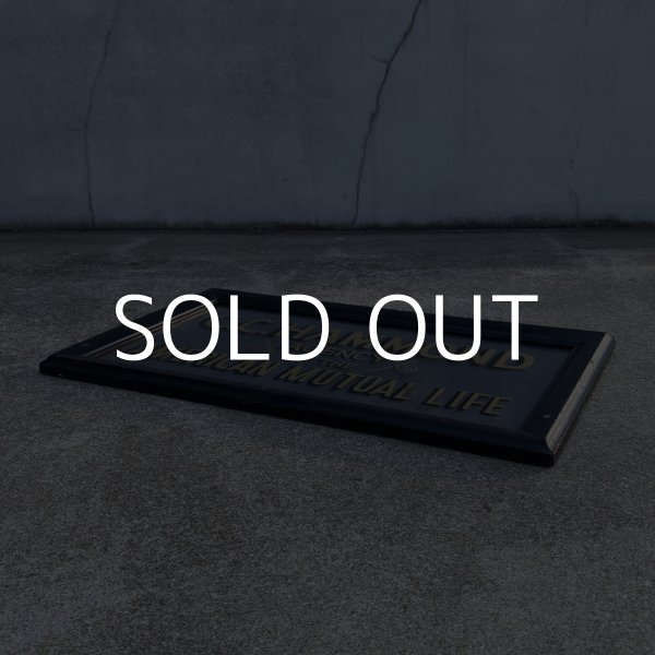 画像3: VINTAGE ANTIQUE SIGN ヴィンテージ アンティーク  看板 サイン / コレクタブル インテリア ウォールインテリア オフィス 壁掛け ウッド 企業物 店舗什器 アメリカ USA (3)