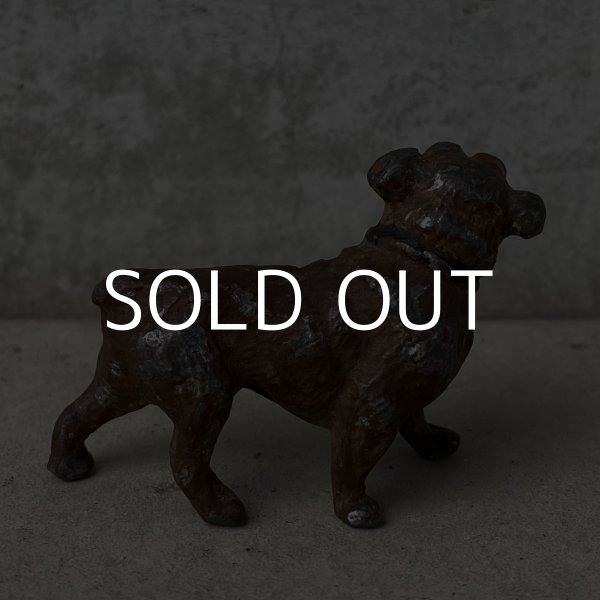 画像2: VINTAGE ANTIQUE BULLDOG  OBJECT ヴィンテージ アンティーク ブルドッグ オブジェ / コレクタブル ディスプレイ インテリア 犬 置物 小物 雑貨 アメリカ USA (2)