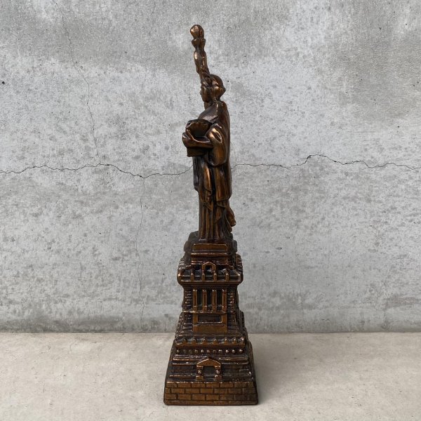 画像4: VINTAGE ANTIQUE STATUE OF LIBERTY  ヴィンテージ アンティーク 自由の女神 / コレクタブル オブジェ インテリア ディスプレイ 置物 雑貨 アメリカ (1) (4)