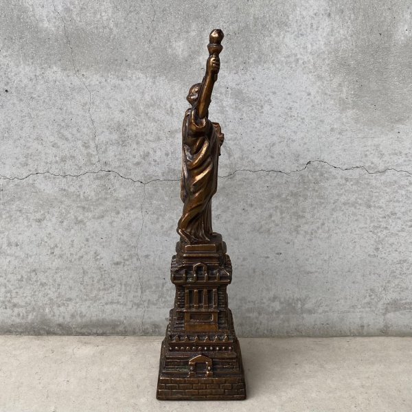 画像3: VINTAGE ANTIQUE STATUE OF LIBERTY  ヴィンテージ アンティーク 自由の女神 / コレクタブル オブジェ インテリア ディスプレイ 置物 雑貨 アメリカ (1) (3)