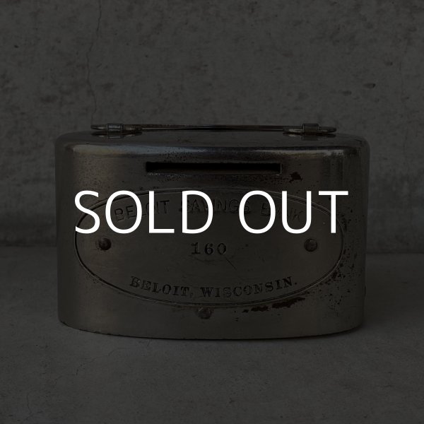 画像2: VINTAGE ANTIQUE COIN BANK ヴィンテージ アンティーク コインバンク 貯金箱 / コレクタブル オブジェ インテリア ノベルティー 銀行 アメリカ USA (6) (2)