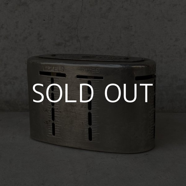 画像1: VINTAGE ANTIQUE COIN BANK ヴィンテージ アンティーク コインバンク 貯金箱 / コレクタブル オブジェ インテリア ノベルティー 銀行 アメリカ USA (9) (1)