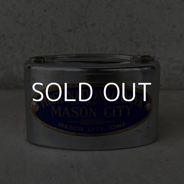 画像2: VINTAGE ANTIQUE COIN BANK ヴィンテージ アンティーク コインバンク 貯金箱 / コレクタブル オブジェ インテリア ノベルティー 銀行 アメリカ USA (1) (2)