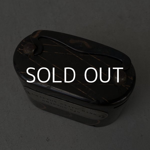 画像6: VINTAGE ANTIQUE COIN BANK JAPANED JAPANCOLOR ヴィンテージ アンティーク コインバンク 貯金箱 ジャパンド ジャパンカラー / コレクタブル オブジェ インテリア ノベルティー 銀行 アメリカ (6)