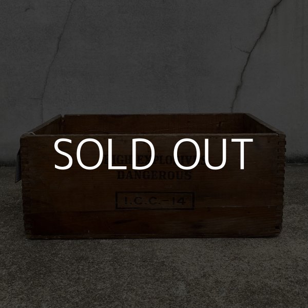 画像5: VINTAGE ANTIQUE WOOD CRATE WOODEN BOX DUPONT ヴィンテージ アンティーク ウッドボックス 木箱 / コレクタブル 収納 ケース ガレージ ガーデニング 店舗什器 アメリカ USA  (5)