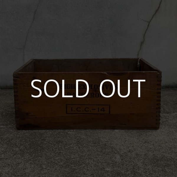 画像4: VINTAGE ANTIQUE WOOD CRATE WOODEN BOX DUPONT ヴィンテージ アンティーク ウッドボックス 木箱 / コレクタブル 収納 ケース ガレージ ガーデニング 店舗什器 アメリカ USA  (4)