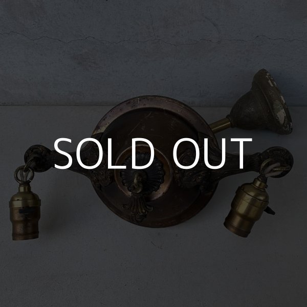 画像3: VINTAGE ANTIQUE LIGHT GE ヴィンテージ アンティーク シャンデリア 吊り下げライト  照明 / 2灯 ライト ペンダントライト 天井照明 店舗什器 アメリカ USA (2) (3)