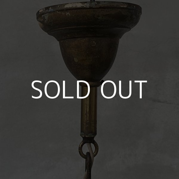 画像4: VINTAGE ANTIQUE LIGHT GE ヴィンテージ アンティーク シャンデリア 吊り下げライト  照明 / 2灯 ライト ペンダントライト 天井照明 店舗什器 アメリカ USA (2) (4)