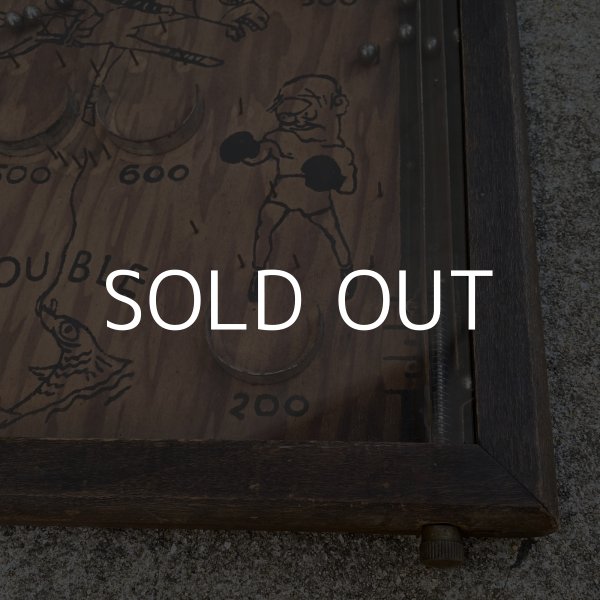 画像7: VINTAGE ANTIQUE CLOWN N UP PINBALL GAME ヴィンテージ アンティーク ピンボールゲーム パチンコ  / コレクタブル 卓上ゲーム ディスプレイ 木製 アメリカ (7)