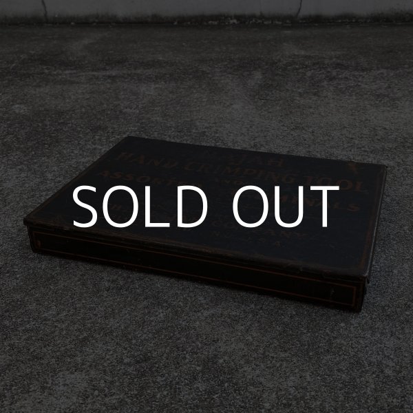 画像3: VINTAGE ANTIQUE TOOLBOX PARTSBOX ヴィンテージ アンティーク ツールボックス 工具箱 パーツ入れ / インダストリアル 電気 収納 アメリカ (3)